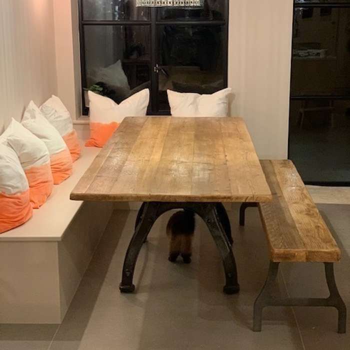 Table and bench