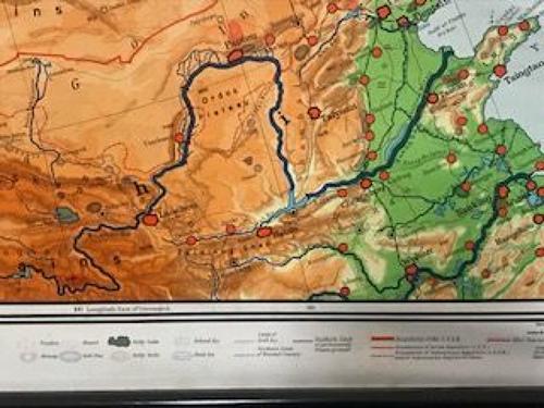 1963 Educational Asia/USSR Map