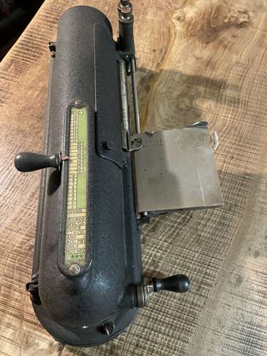 Early 20th Century Haspy & Co Ltd protectograph cheque writing machine