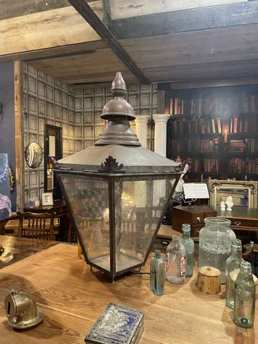 A selection of Victorian style street lanterns