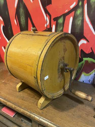 Antique table top butter churn