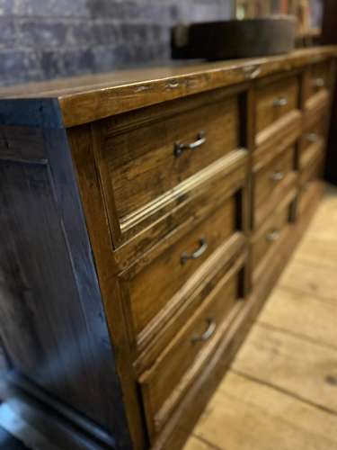 Reclaimed Teak Merchant chest of drawers