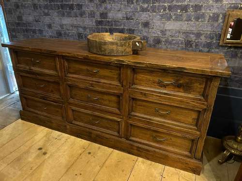 Reclaimed Teak Merchant chest of drawers