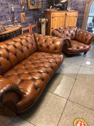 Tetrad Oskar Full Button Chesterfield Sofa