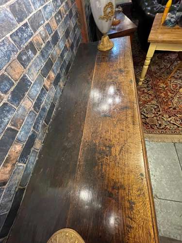 Mid-18th century oak joined oak dresser base