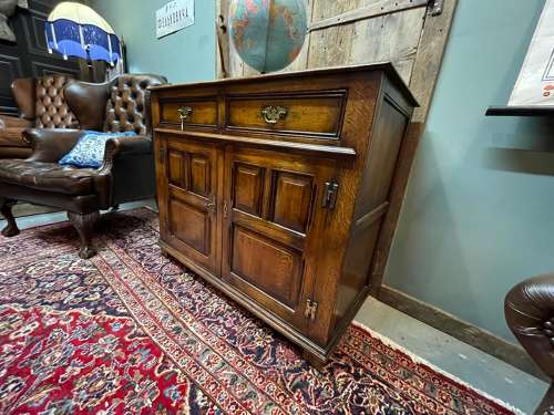 Titchmarsh  & Goodwin Style Antique oak sideboard