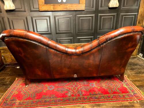 Francis Bacon Flemming Howland Grand Chesterfield leather Sofa