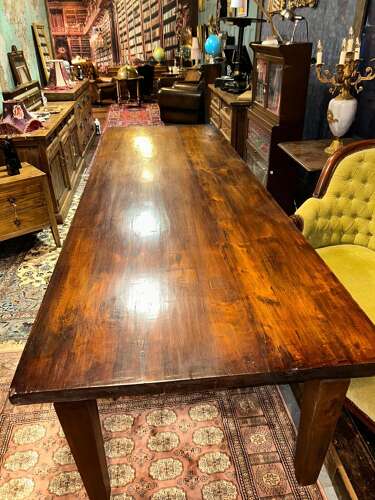 Large Reclaimed solid  Teak dining room table. Seats 10